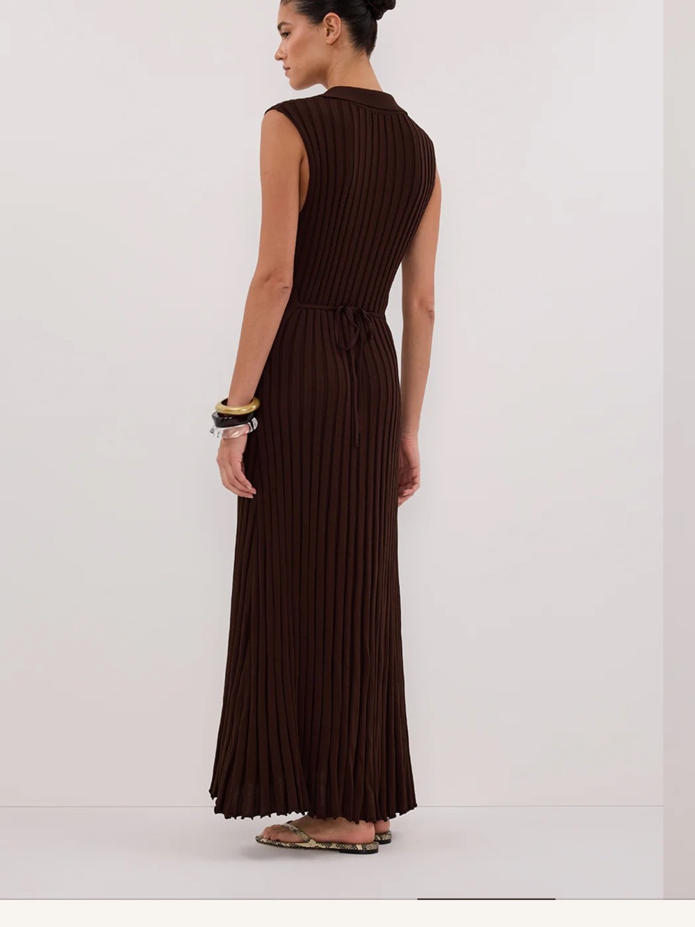 DISSH Hal Choc Sleeveless Knit Maxi Dress - Picture 3 of 4